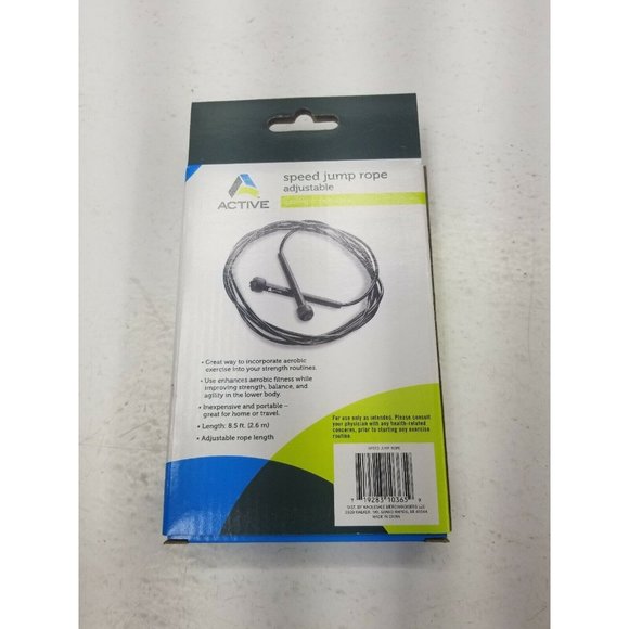 Speed Jump Rope Adjustable Aerobic Training Exercise Active - Picture 8 of 8